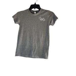Bella-Canvas Girls Short Sleeve Graphic Tee Dots Hair Salon Gray Size S 6/8